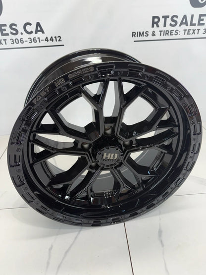 5x127 Black Fast Muramasa Rims – 17" 20" & 22"