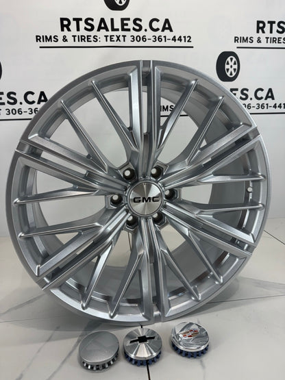 22x9.5 Replica PR227 Rims 6x139.7 Gloss Silver