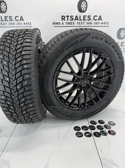 19" Studded WINTER TIRES rims 5x114.3 - MULTIPLE SIZES
