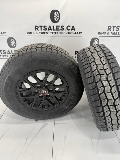 265/70/17 Winter Tires 17x8 Rims 6x139.7 Tacoma (2024+)