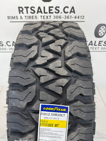 LT 35x12.5x20 Goodyear FIERCE ATTITUDE MT E