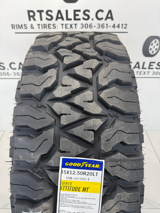 LT 35x12.5x20 Goodyear FIERCE ATTITUDE MT E