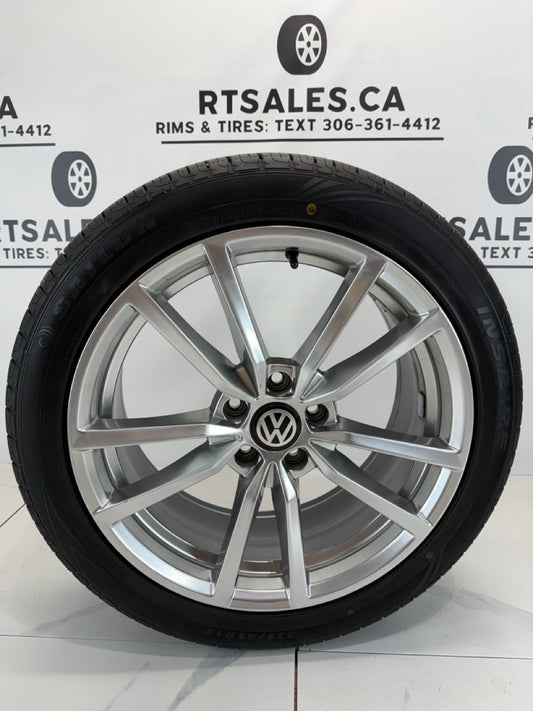 235/45/18 All season tires 18x8 Rims 5x112 Volkswagen (takeoffs)