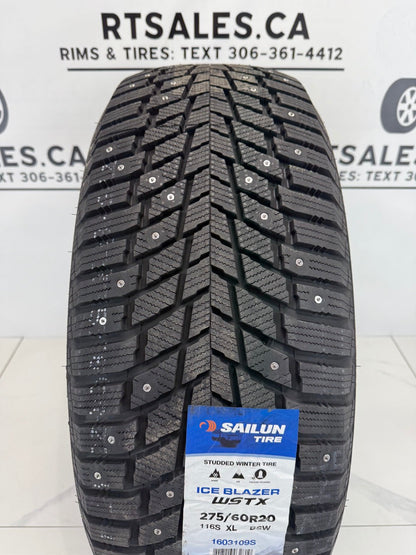 Sailun Ice Blazer Factory Studded Winter Tires on 17", 18" or 20" TRD Rims 6x139.7 - R&T Sales