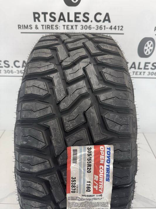 305/55/20 Toyo R/T All season Standard load