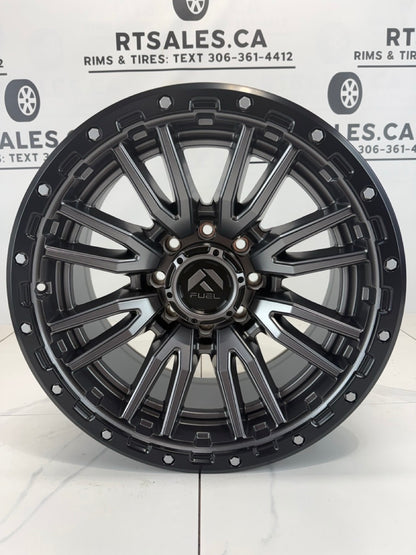 20x10 Fuel Rebel Rims 8x165