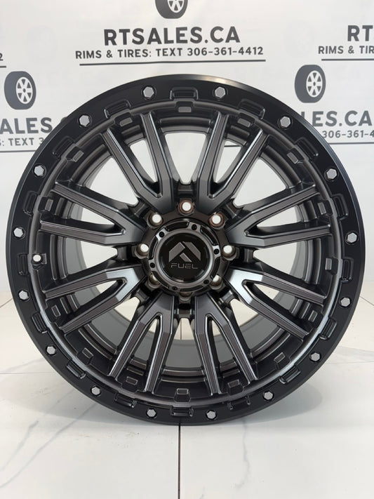 20x10 Fuel Rebel Rims 8x165