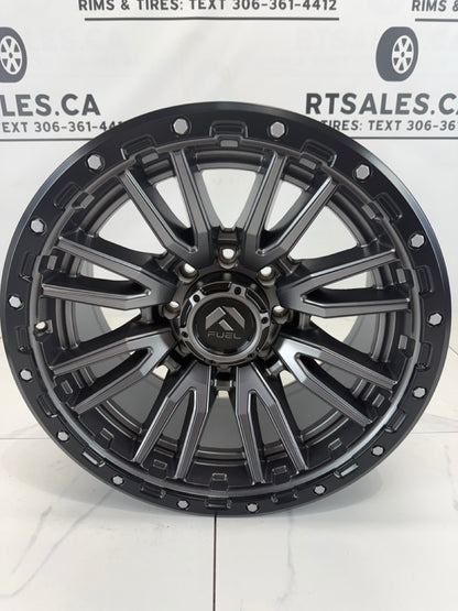 20x10 Fuel Rebel Rims 8x165
