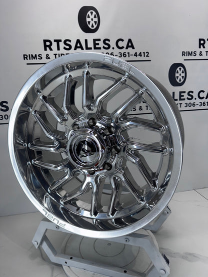 20x9 Fuel Hurricane Rims 8x165