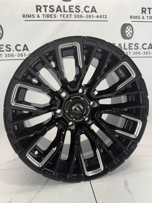 17x9 Fuel Rebar Rims 6x139.7