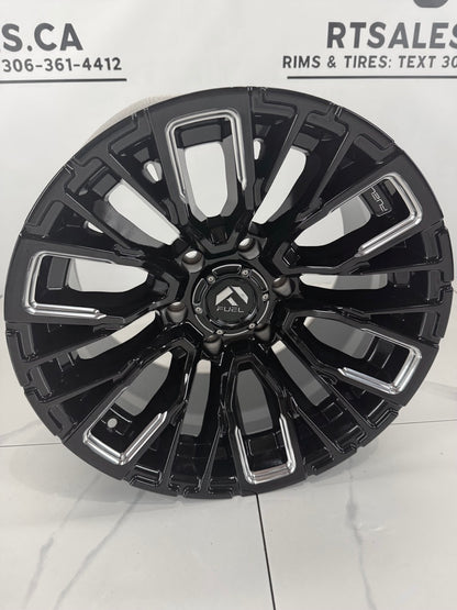17x9 Fuel Rebar Rims 6x139.7