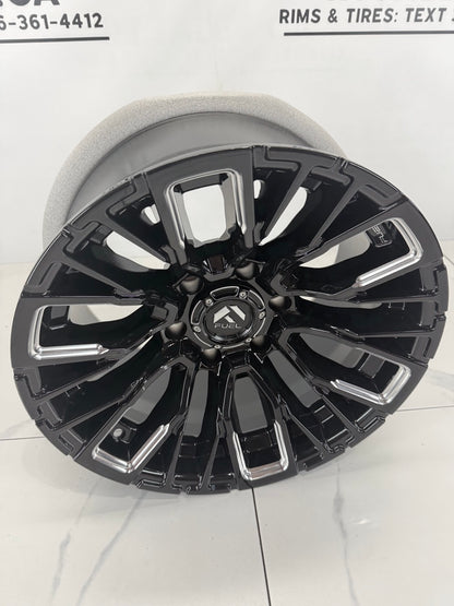17x9 Fuel Rebar Rims 6x139.7
