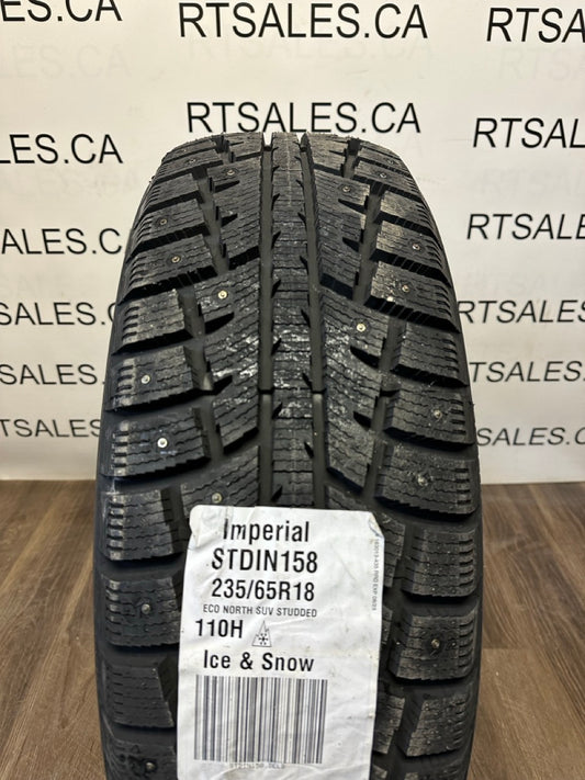 235/65/18 Imperial Eco North Studded Winter Tires
