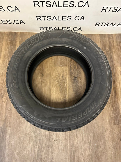 235/65/18 Imperial Eco North Studded Winter Tires