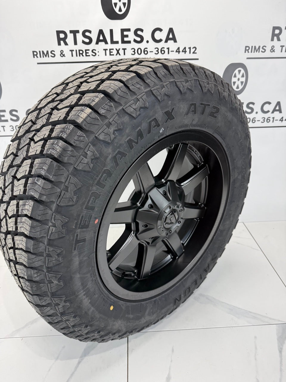 18" Sailun All weather tires Fuel Maverick rims 6x135 6x139