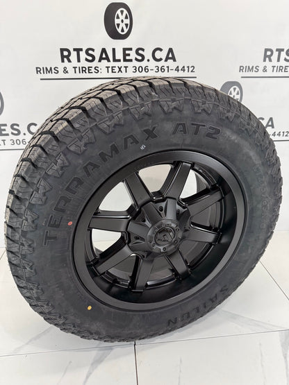 18" Sailun All weather tires Fuel Maverick rims 6x135 6x139