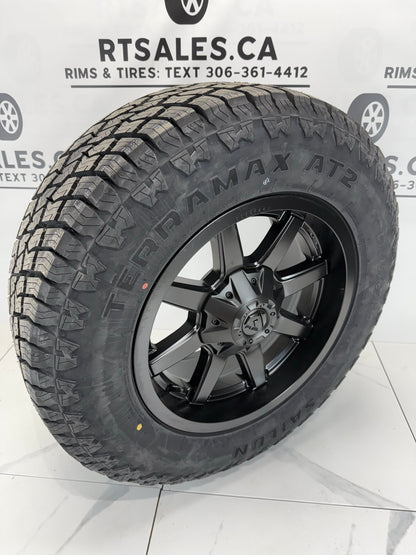 18" Sailun All weather tires Fuel Maverick rims 6x135 6x139