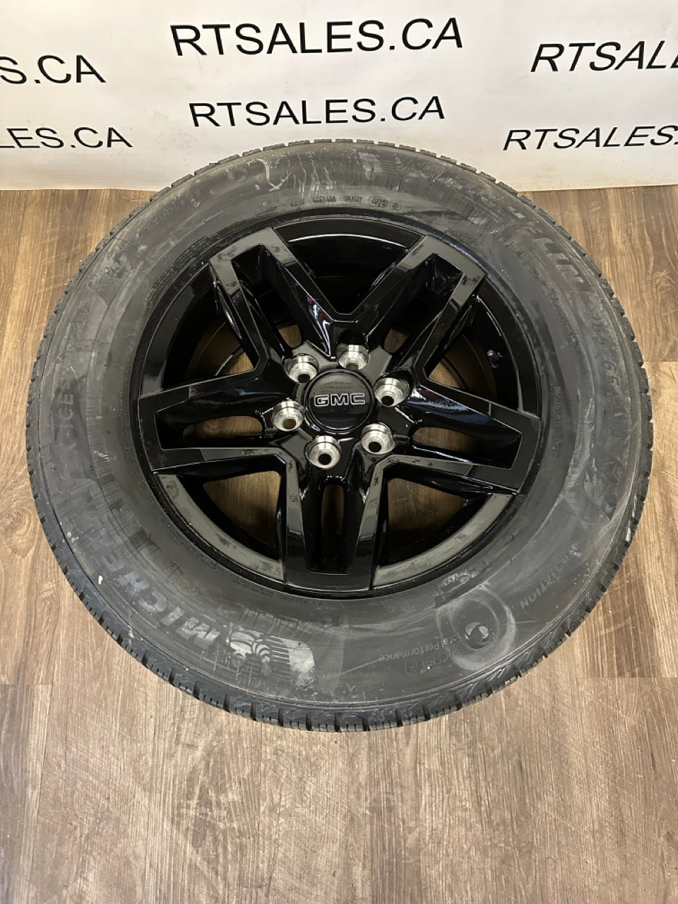 265/65/18 Michelin X-ICE tires on rims CHEVY GMC RAm 1500 - R&T Sales 