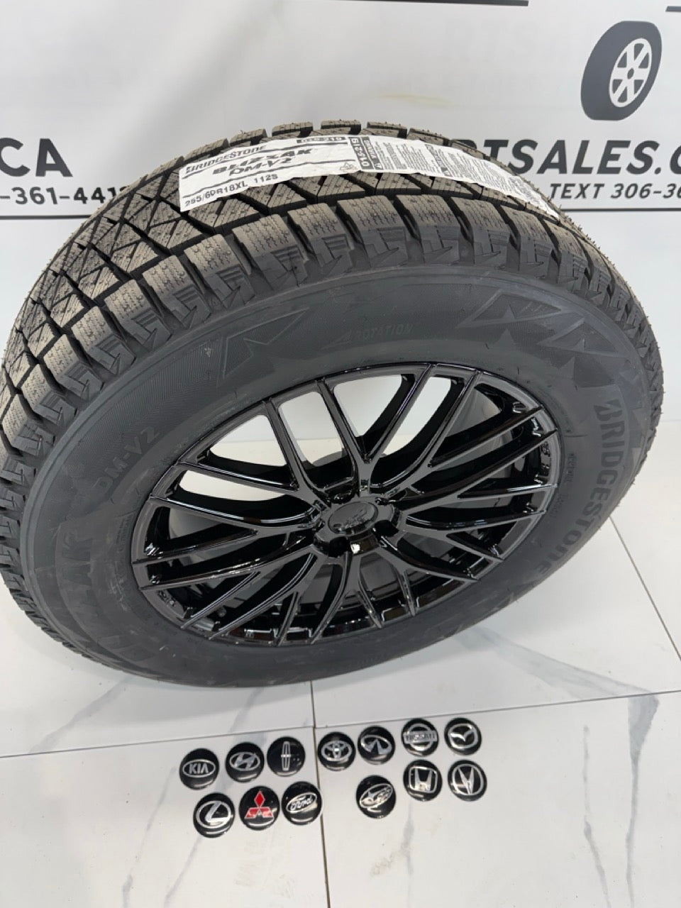 18" Bridgestone Blizzak WINTER Tires Rims 5x114.3 - MULTIPLE SIZES
