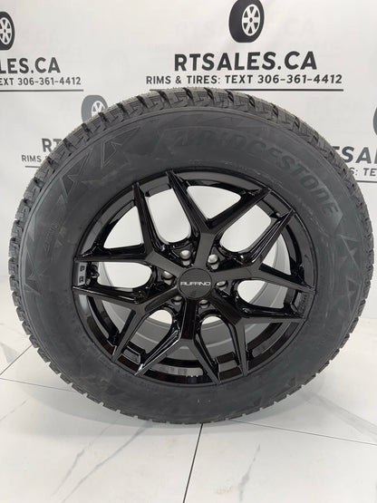 255/65/18 Bridgestone Blizzak Tires x8 Rims 6x120