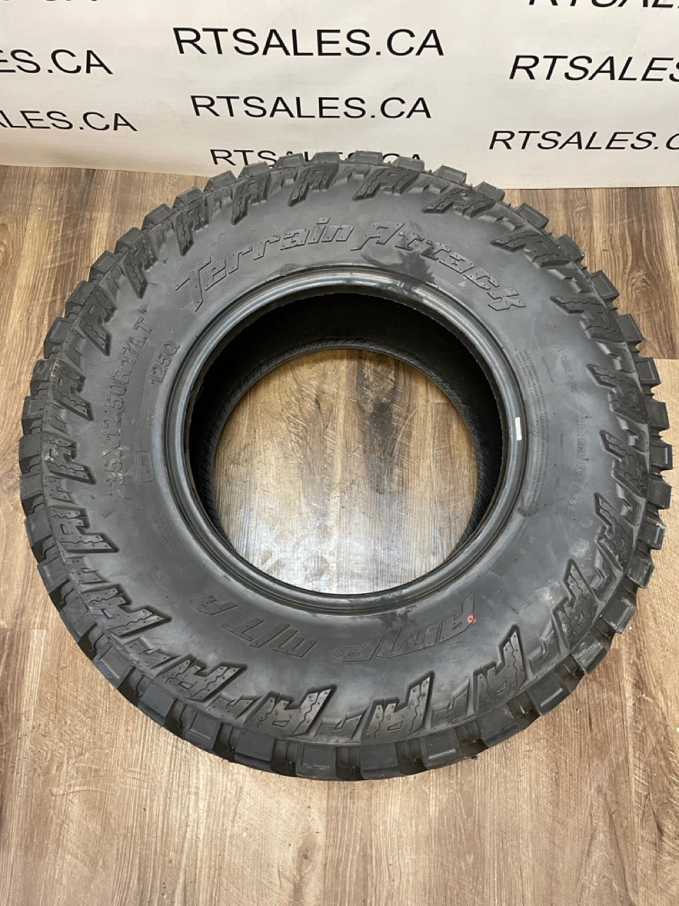 LT 35x12.5x17 Amp  MT F 10 ply Mud tires (Set of Four)