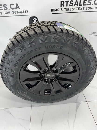 LT 275/65/18 Haida All Weather Tires on 18" Ford Replica Rims 6x135