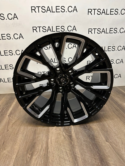 20x10 Fuel Rebar Rims 5x139.7