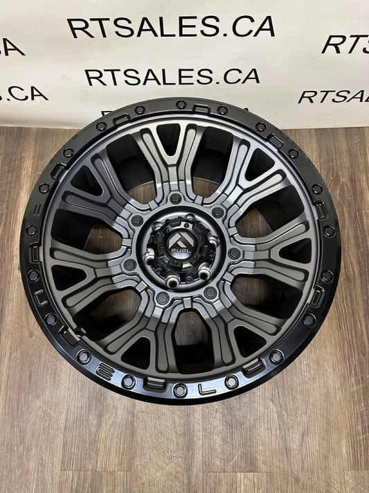 20x10 Fuel Traction Rims 6x135