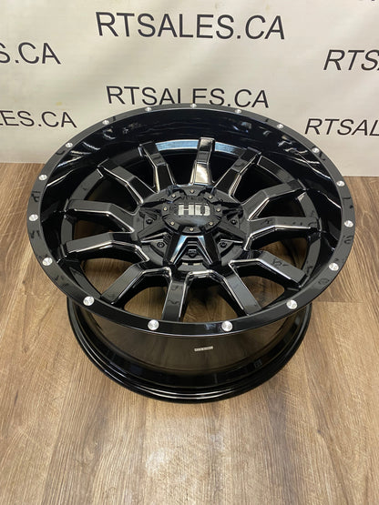 20x12 Fast HD Traxx Rims 8x165 -44mm