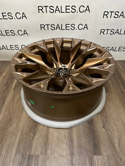 22x10 Fuel Flame Rims 6x135