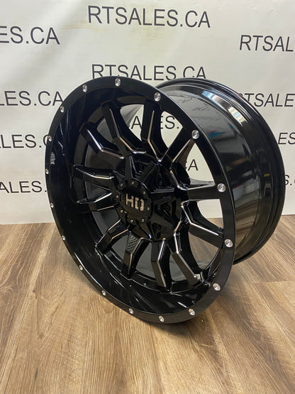 20x12 Fast HD Traxx Rims 8x180