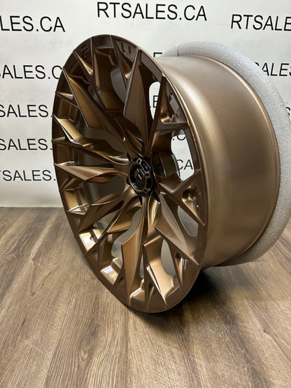 22x10 Fuel Flame Rims 6x135