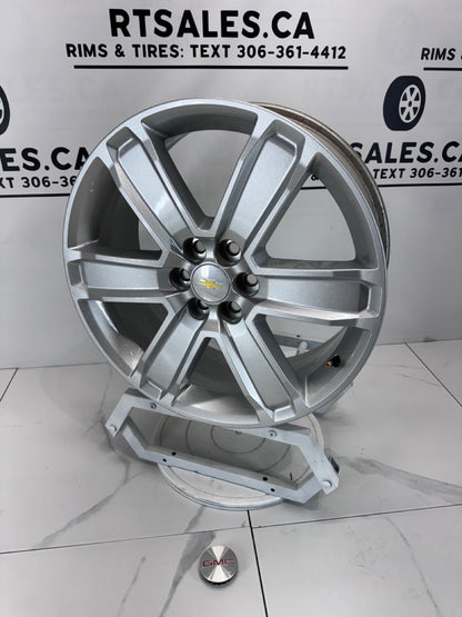 20x8 Chevy GMC OEM Rims 6x120 (takeoff)