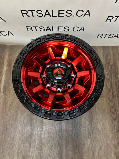 18x9 Fuel Covert Rims 8x180