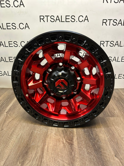 18x9 Fuel Covert Rims 8x180