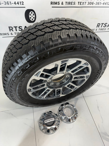 275/65/20 Bridgestone tires Ford F250 F350 rims / 8x170 (Takeoffs)