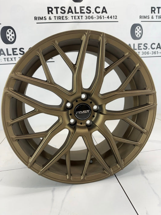 5×112 Bronze Fast Rims – 18" & 19"