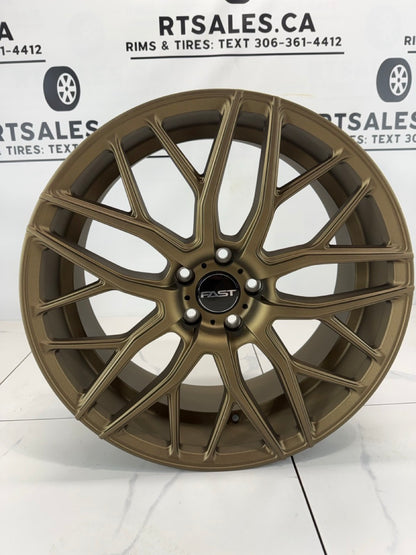 5×112 Bronze Fast Rims – 18" & 19"