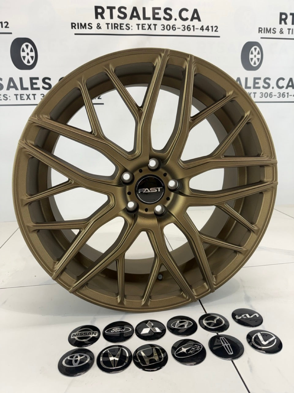 5×114.3 Bronze Fast Vybz Rims – 18", 19" & 20"