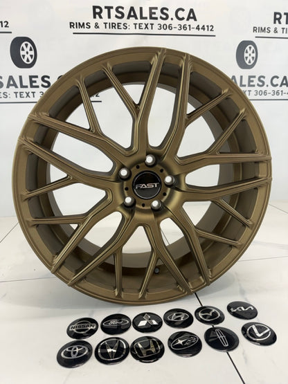 5×114.3 Bronze Fast Vybz Rims – 18", 19" & 20"