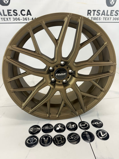 5×114.3 Bronze Fast Vybz Rims – 18", 19" & 20"