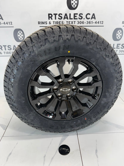 18" Sailun Terramax At2 All Weather Tires AT4 Rims 6x139