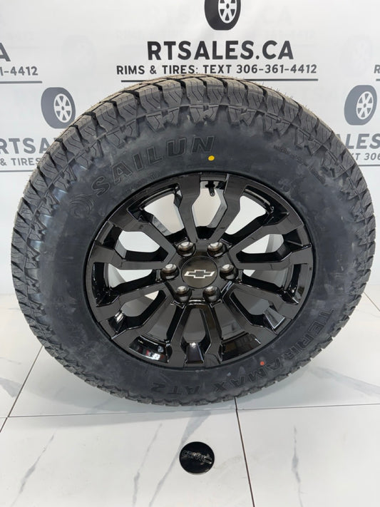 18" Sailun Terramax At2 All Weather Tires AT4 Rims 6x139