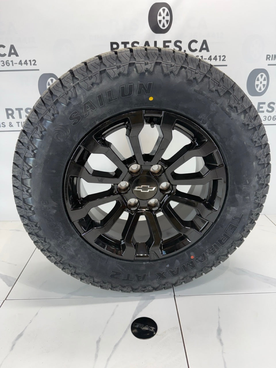 18" Sailun Terramax At2 All Weather Tires AT4 Rims 6x139