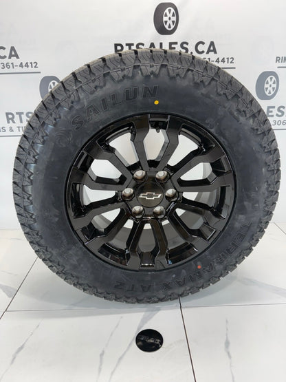 18" Sailun Terramax At2 All Weather Tires AT4 Rims 6x139