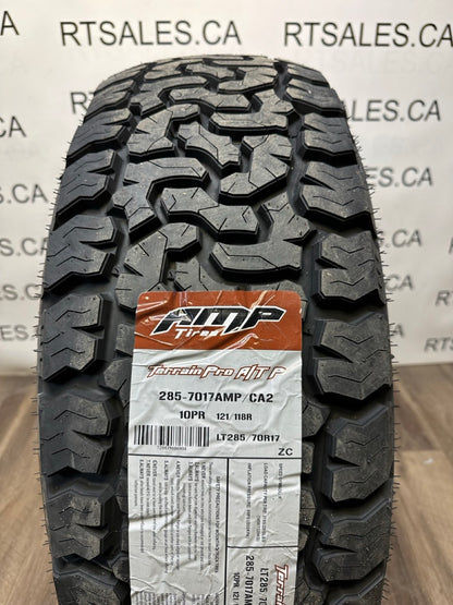 LT 285/70/17 Amp TERRAIN PRO A/T E All Season Tires