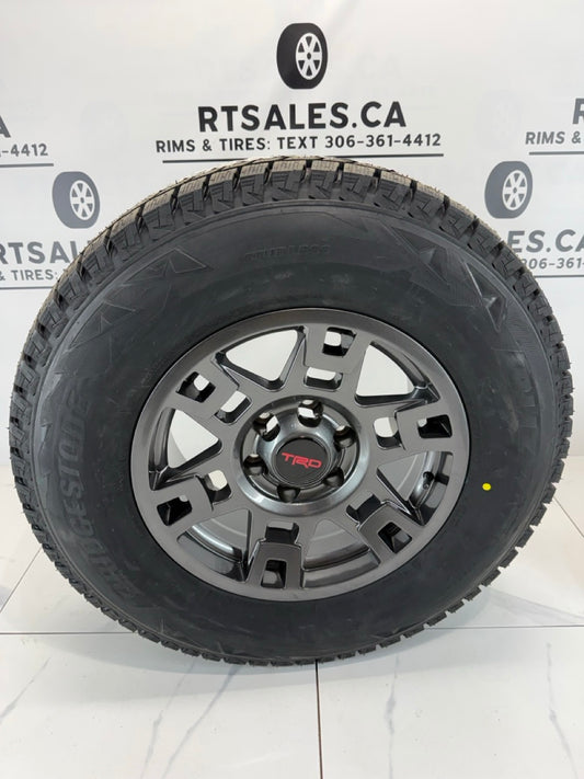 Bridgestone Blizzak Winter Tires on 17" TRD Rims 6x139.7