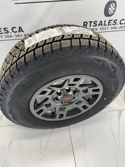 Bridgestone Blizzak Winter Tires on 17" TRD Rims 6x139.7