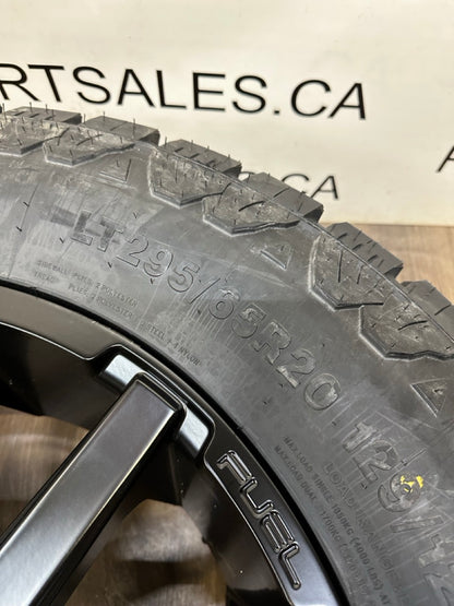 295/65/20 AMP Tires FUEL rims 8x170 Ford F-350 SuperDuty