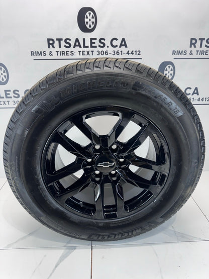 265/65/18 michelin tires 18x8.5 Rims 6x139 Chevy GMC 1500